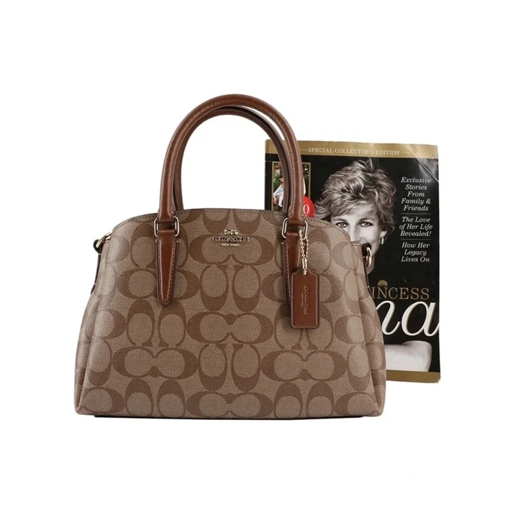 Coach mini signature sage carryall crossbody - Picture 1 of 5